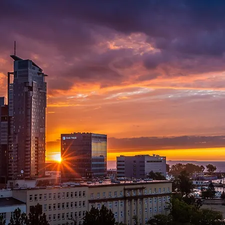 9th Floor Skwer Kościuszki Z Widokiem Na Morze Apartament Gdynia
