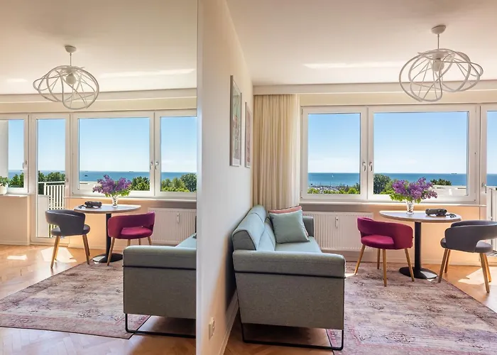 アパート 9th Floor Skwer Kosciuszki Z Widokiem Na Morze